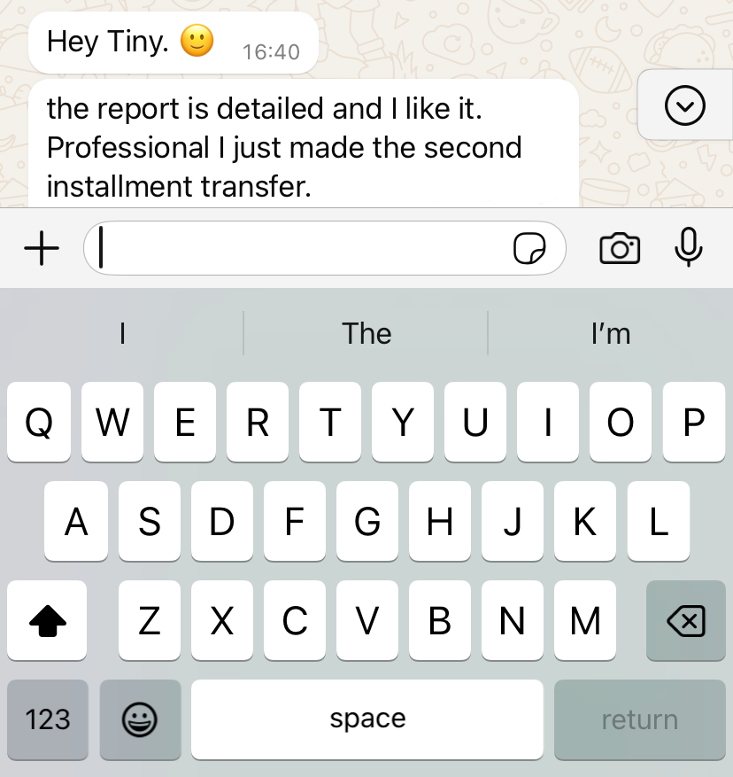 Client Feedback on Inspection Report for Polyester Fiber Balls Client feedback on the quality control report