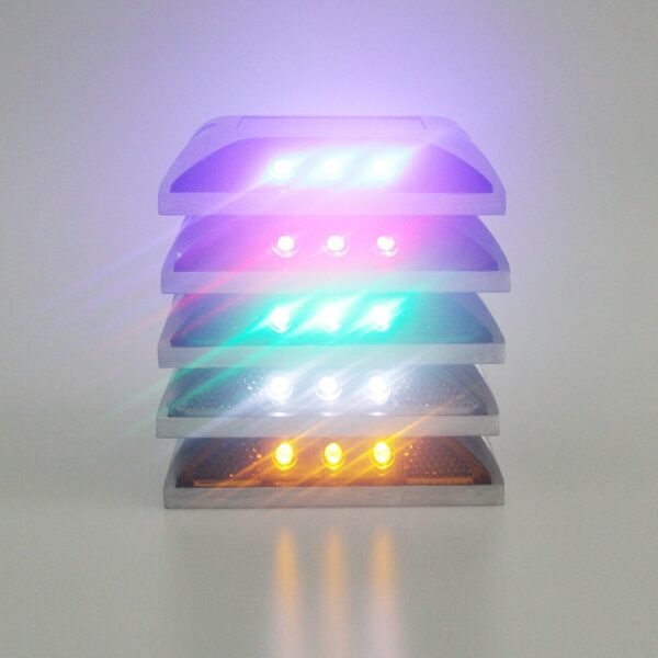 LED illuminated solar road markers