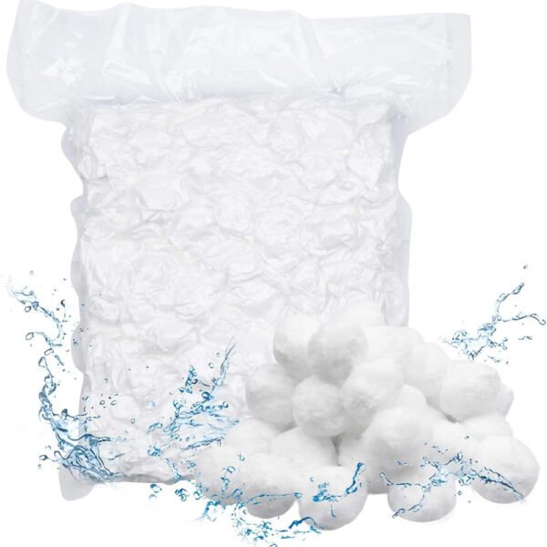 High-quality vacuum-sealed polyester fiber filter balls for swimming pools and water treatment