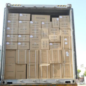 Shipping container from JXNUO to Ivory Coast in 2013, marking an important international delivery