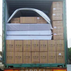Container shipment to Nigeria in 2015, marking an important milestone in our African expansion.