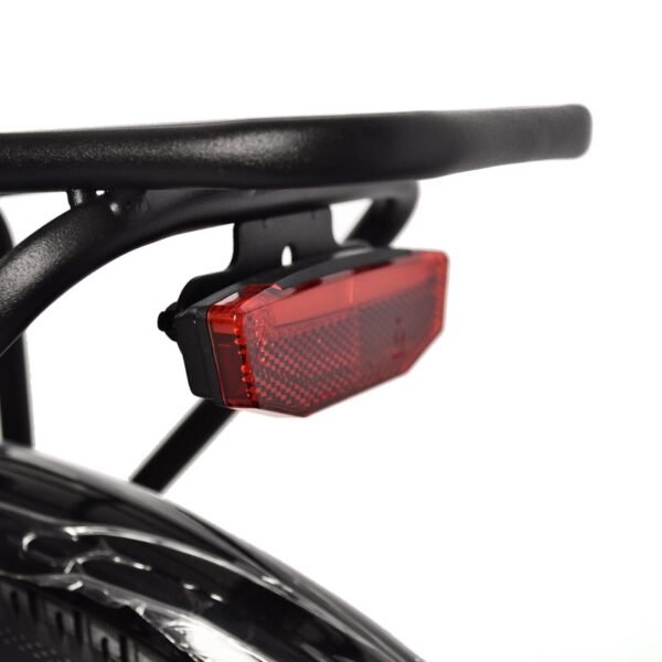 Bright LED taillight for increased visibility and safer nighttime riding