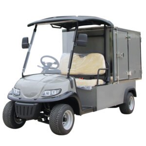 Eco-Friendly Enclosed Electric Cargo Van for Commercial Transport