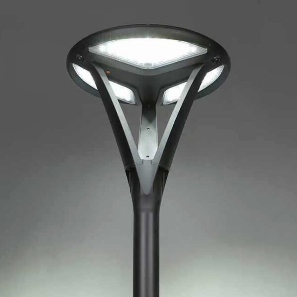 Bright 6000K light illuminating your outdoor space