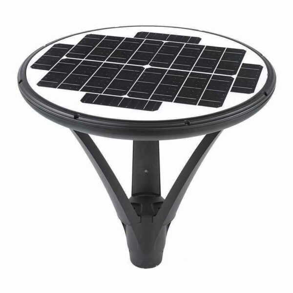 Top view showcasing the solar panel in action