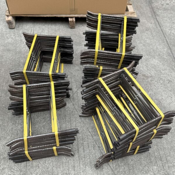 Steel base cage for anchoring light poles