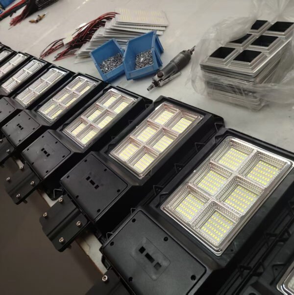 Solar street light production line