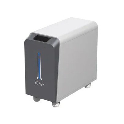 30.72kWh 51.2V 600Ah LiFePO4 solar battery angled view